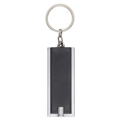 Plastic keychain flashlight for logo application