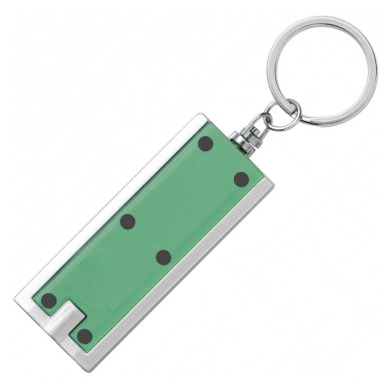 Plastic keychain flashlight for logo application
