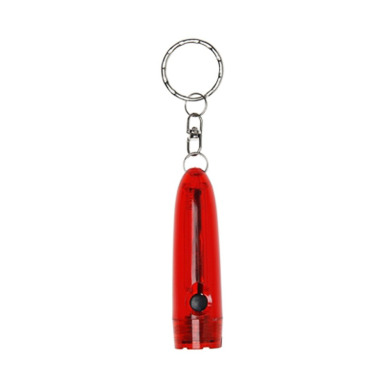 Plastic keychain flashlight for logo application