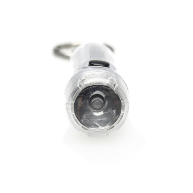 Plastic keychain flashlight for logo application