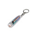 Plastic keychain flashlight for logo application