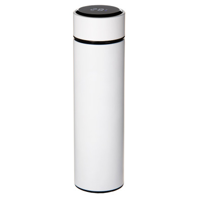 Thermos with LED display, 450 ml for logo application