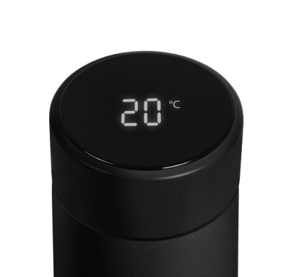 Thermos Smart, with temperature display, 500 ml for logo application