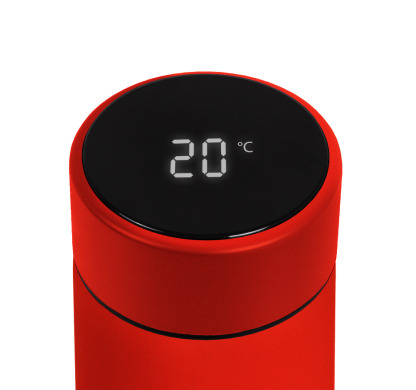 Thermos Smart, with temperature display, 500 ml for logo application