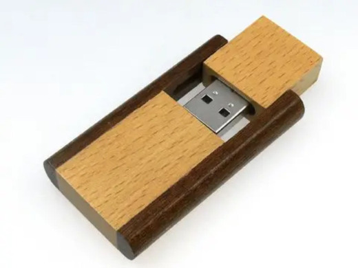 USB flash drive Wood, 4 GB for logo application